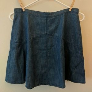 Madewell denim skirt NWT